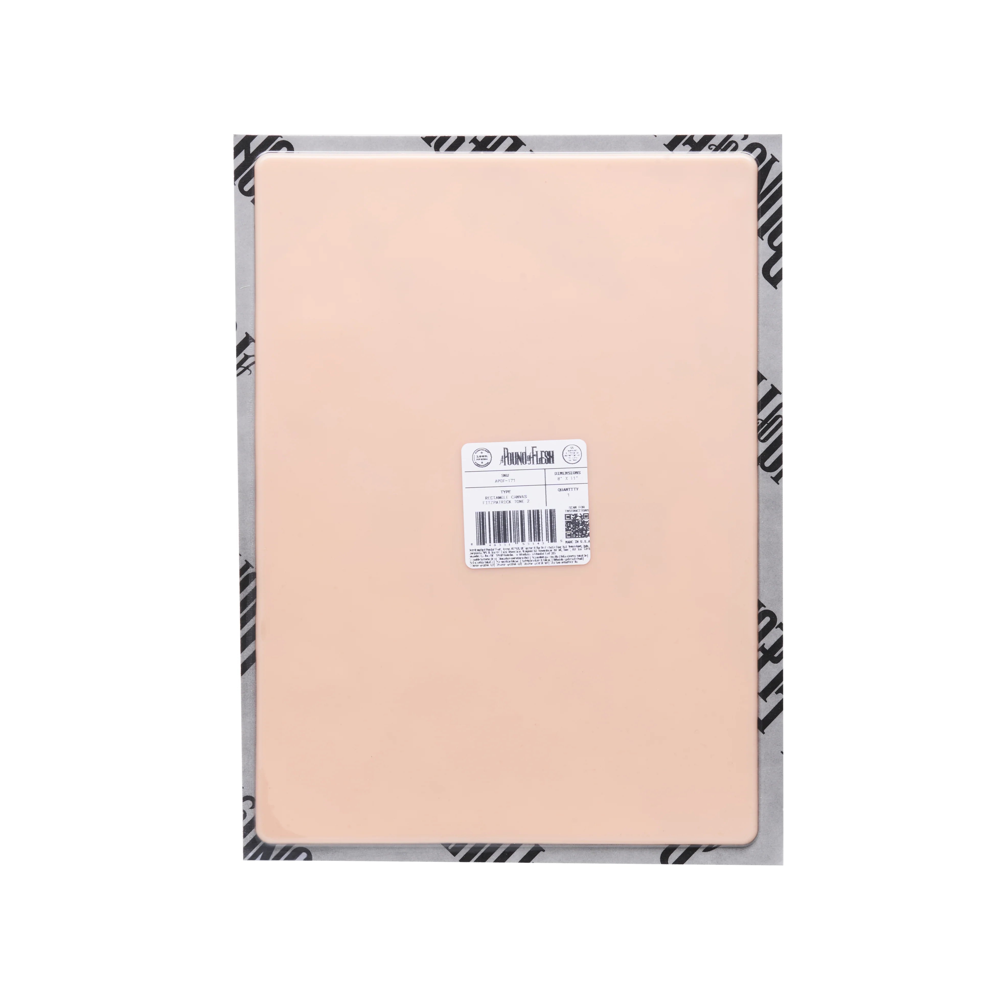 A Pound of Flesh Flat Canvas — 8" x 11" — Single or Pack - A Pound of Flesh