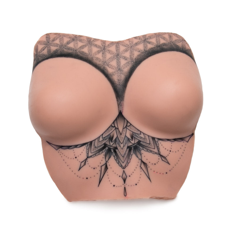 Torso with Nippleless Breasts