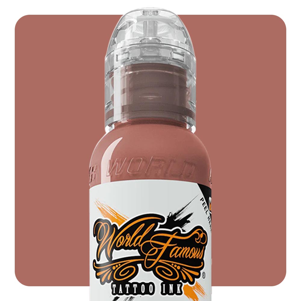 Pink Ribbon Cool Peach — World Famous Tattoo Ink — Pick Size