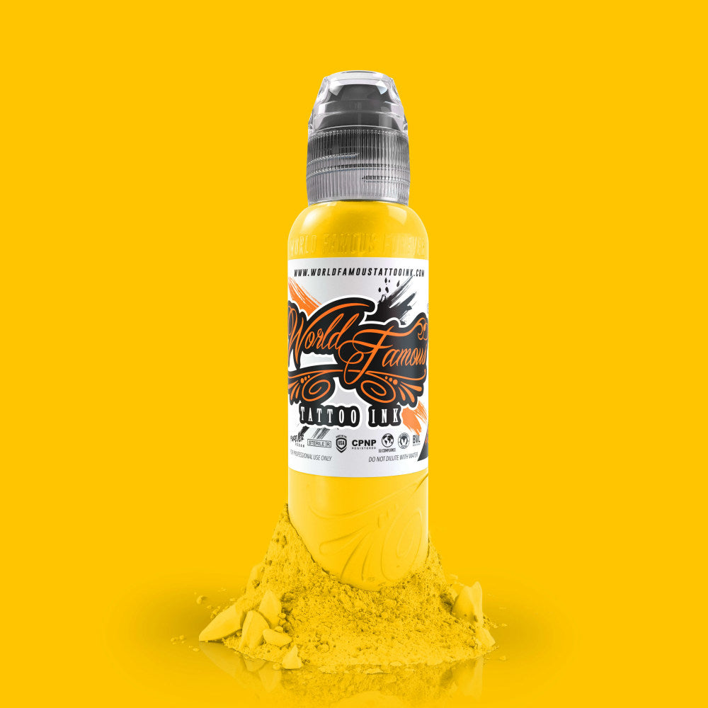 12 Color Primary Set #1 — World Famous Tattoo Ink — 1oz