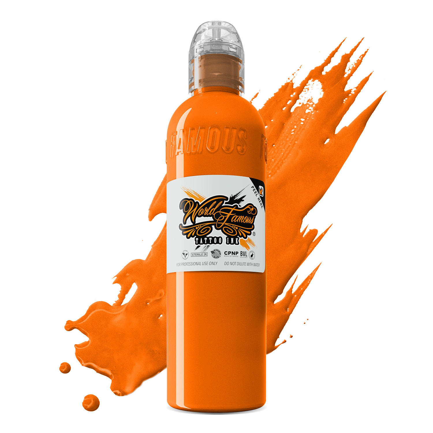 Acropolis Orange — World Famous Tattoo Ink — Pick Size