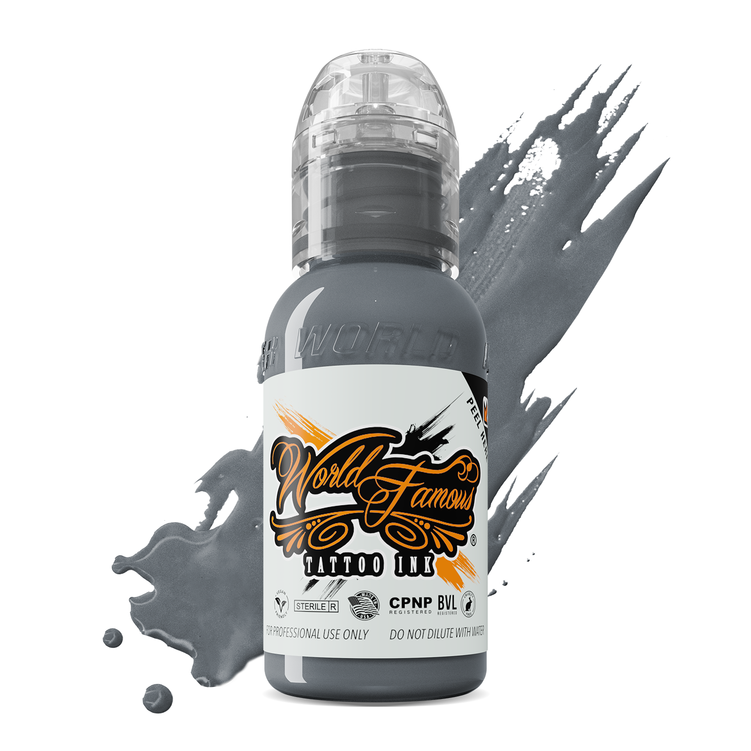 Battleship Grey — World Famous Tattoo Ink — Pick Size