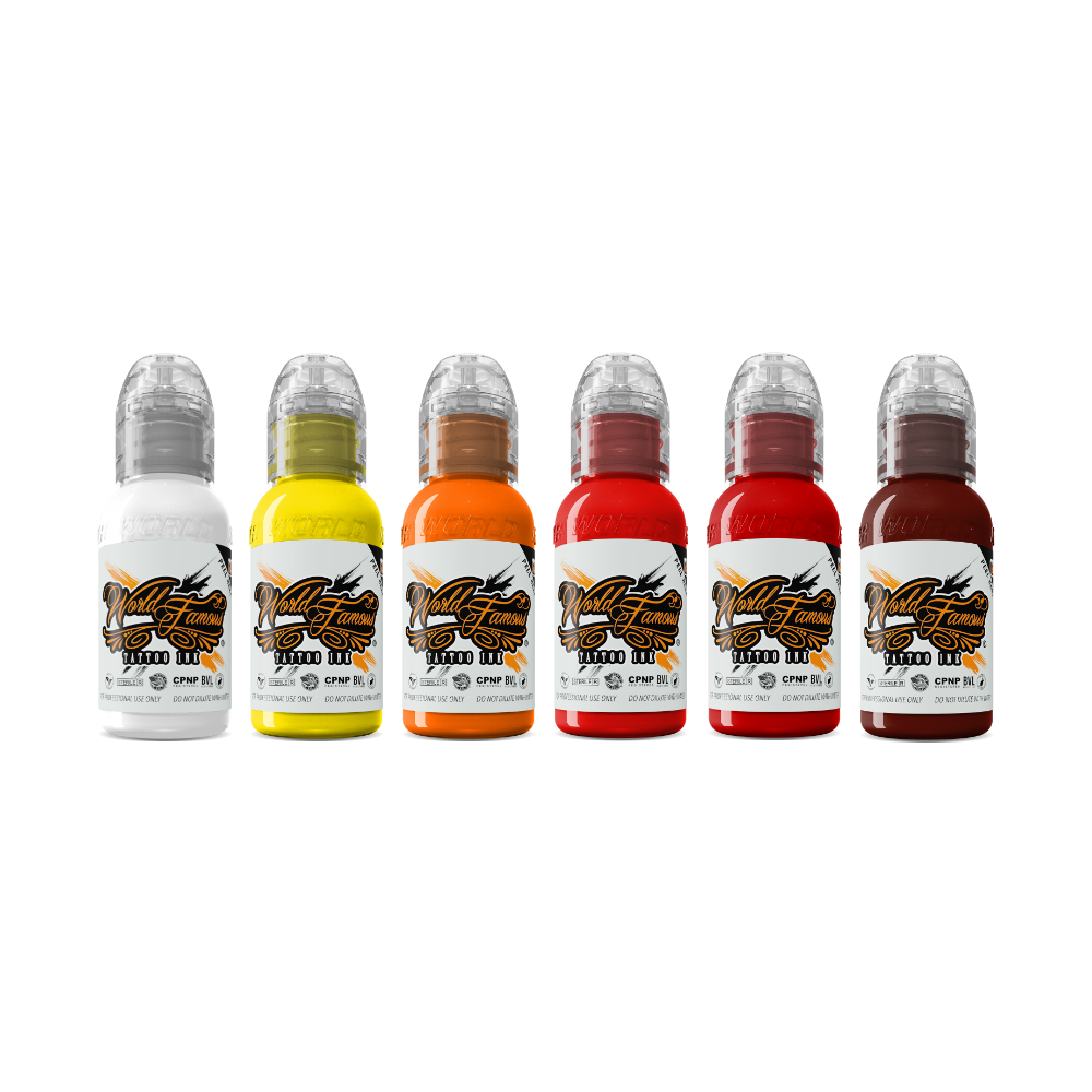 Melek Tastekin Red Neon Effect Series — World Famous Tattoo Ink — 1oz