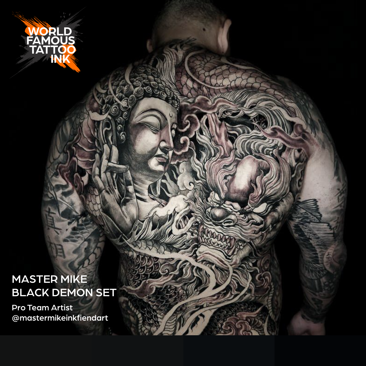 Master Mike Black Demon Set — World Famous Ink — 4oz