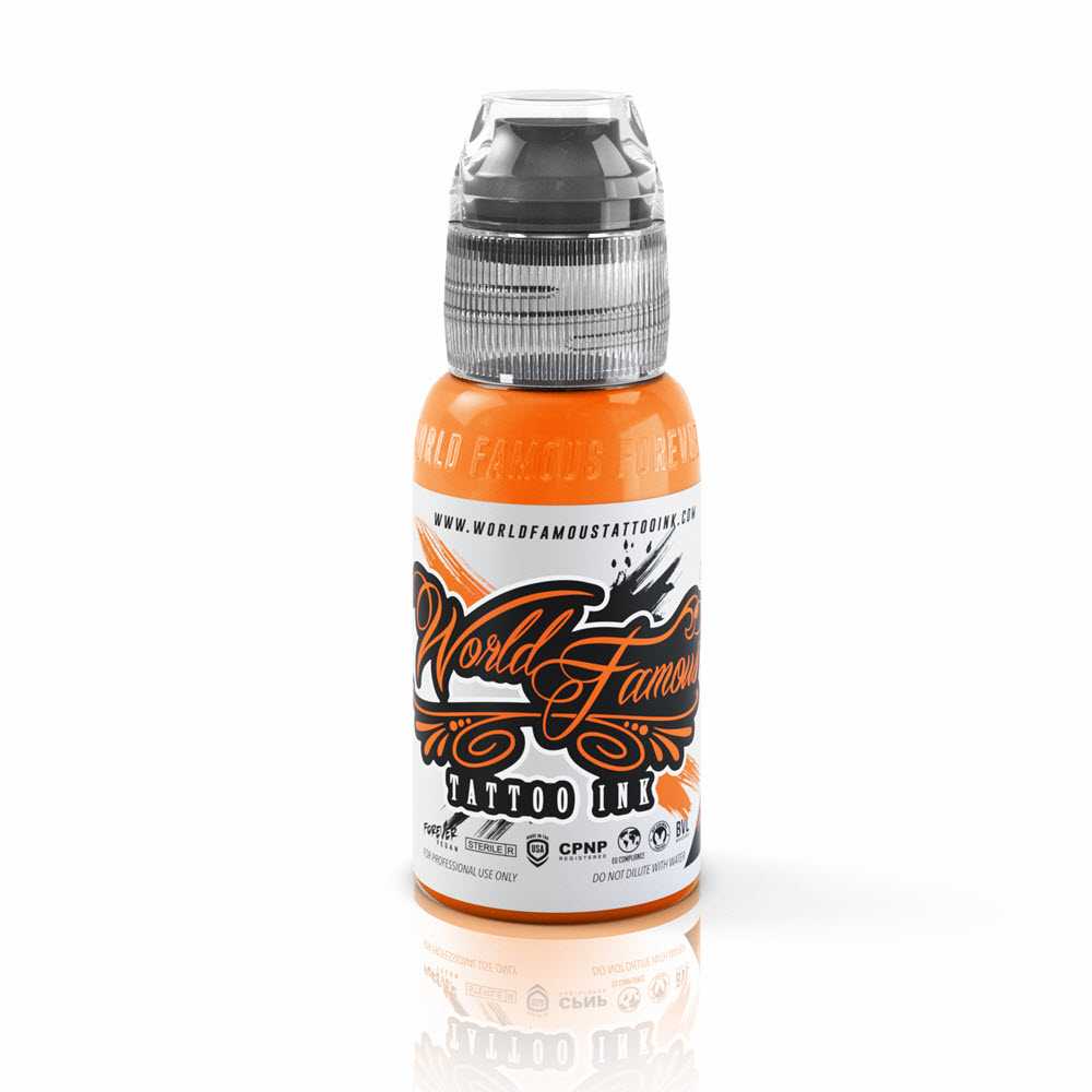 Everest Orange — World Famous Tattoo Ink — Pick Size