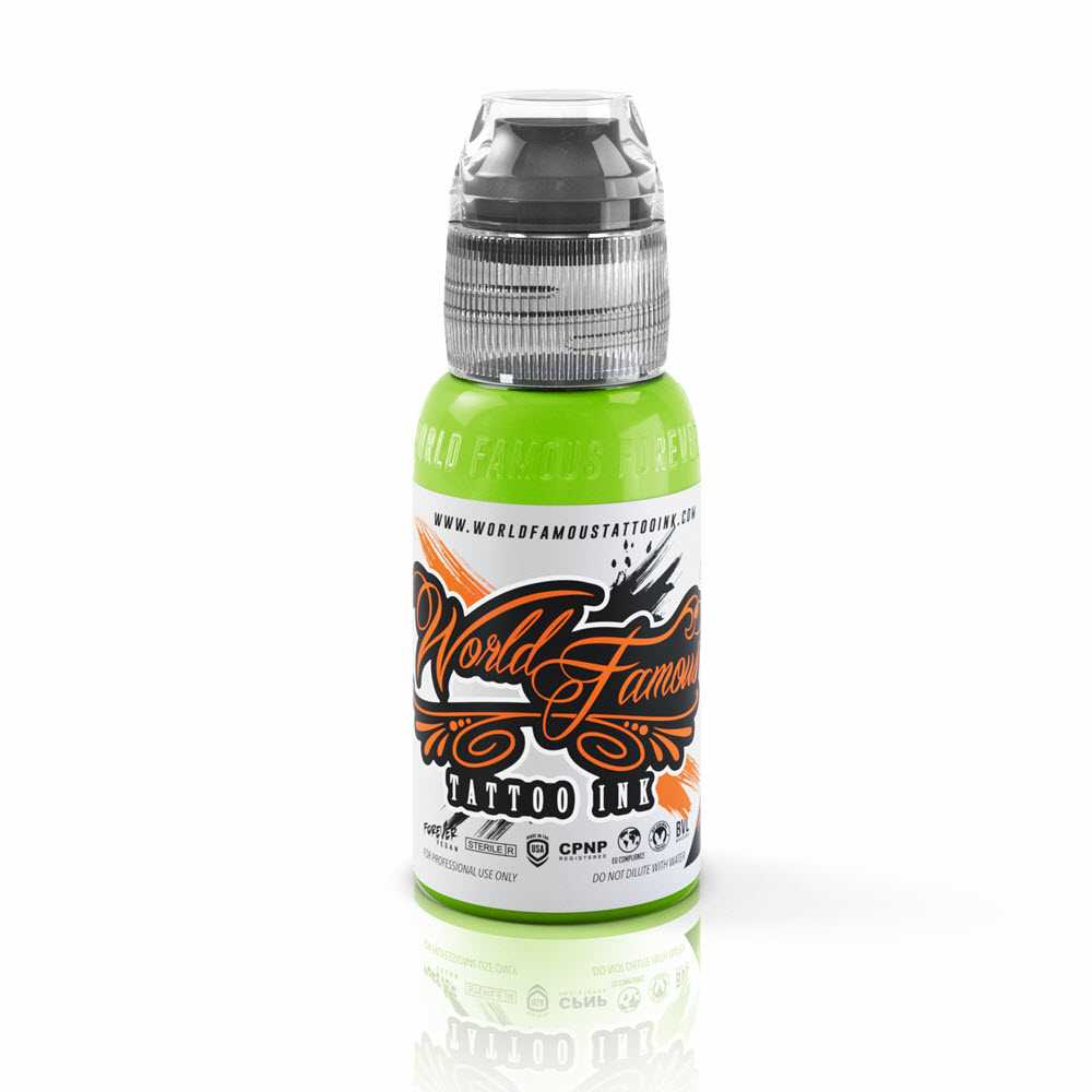 Northern Lights Green — World Famous Tattoo Ink — Pick Size