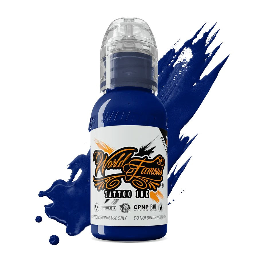 World Famous Blue Ink Set of 7 Bottles — Pick Size