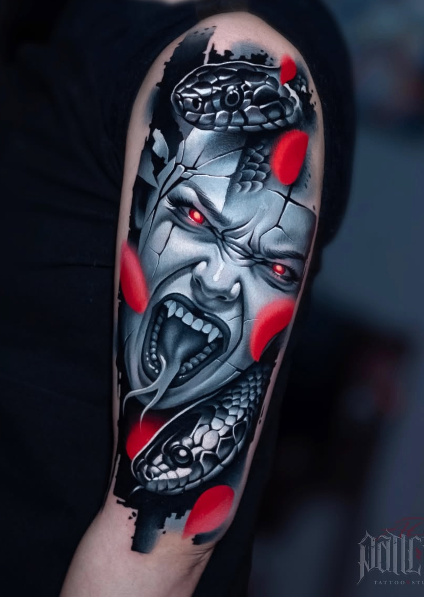 A.D. Pancho tattoo — Plate 03 · Neo-traditional