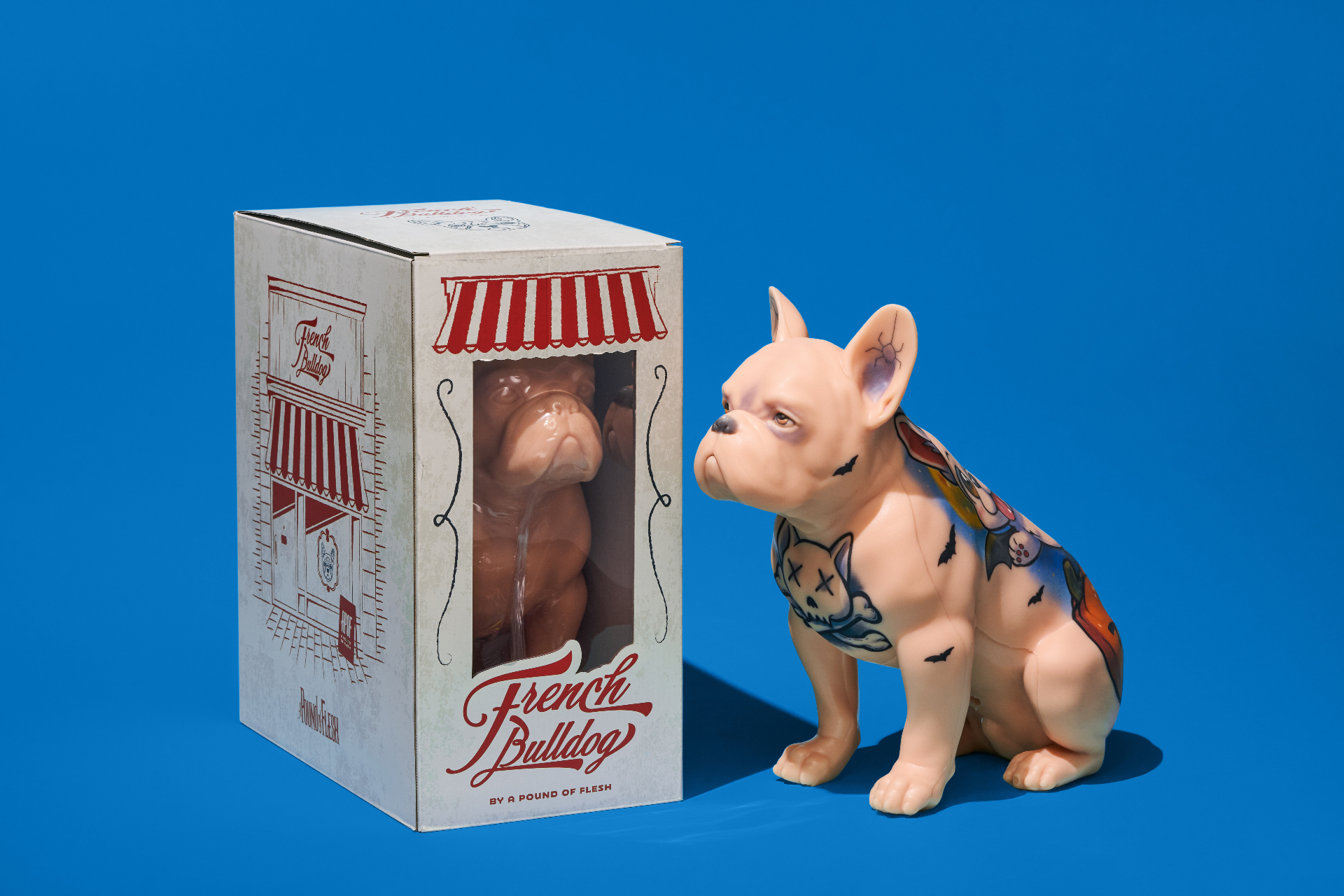 A Pound of Flesh — French Bulldog tattooable figure with shop box