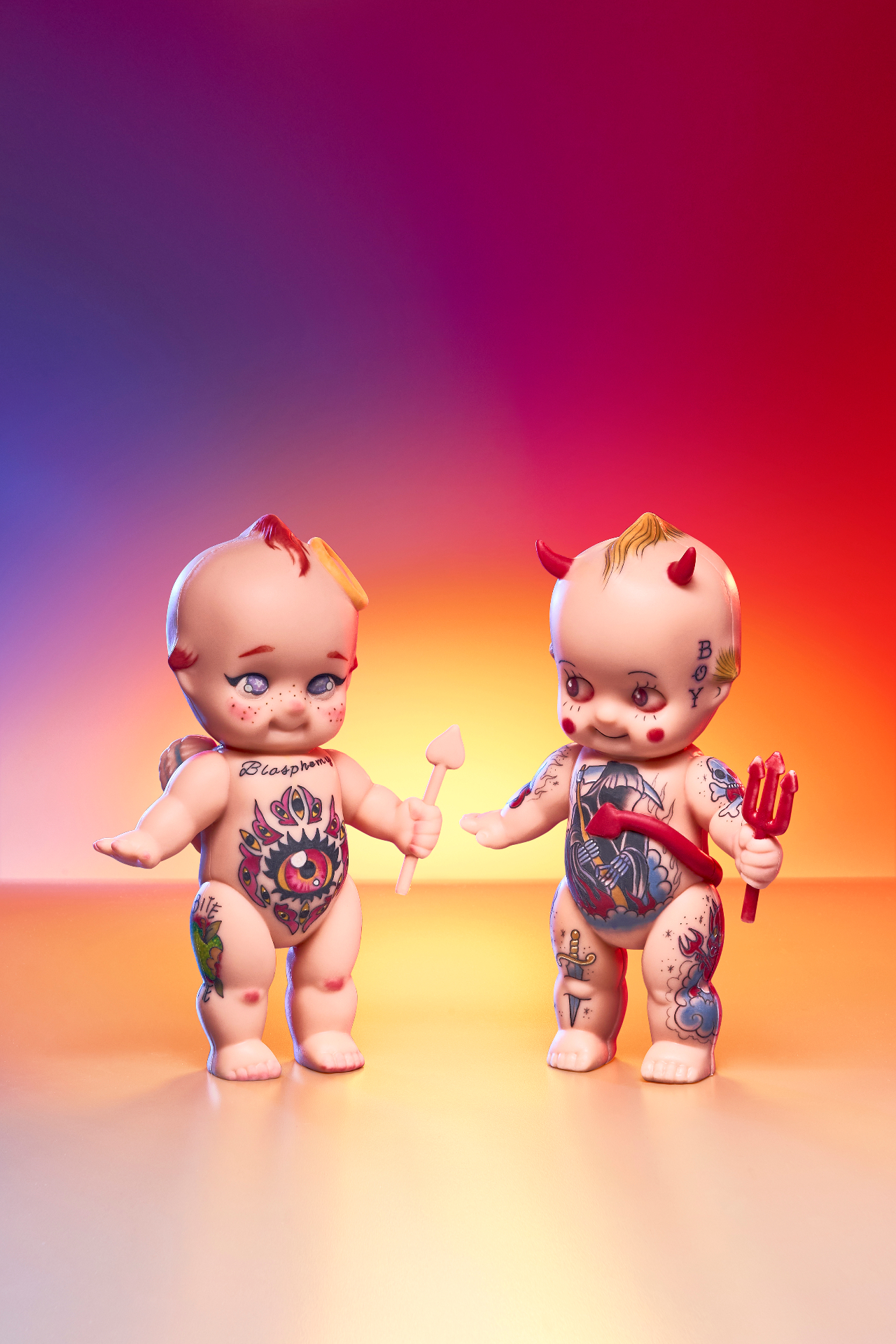 A Pound of Flesh — Angel & Devil tattooable skin dolls