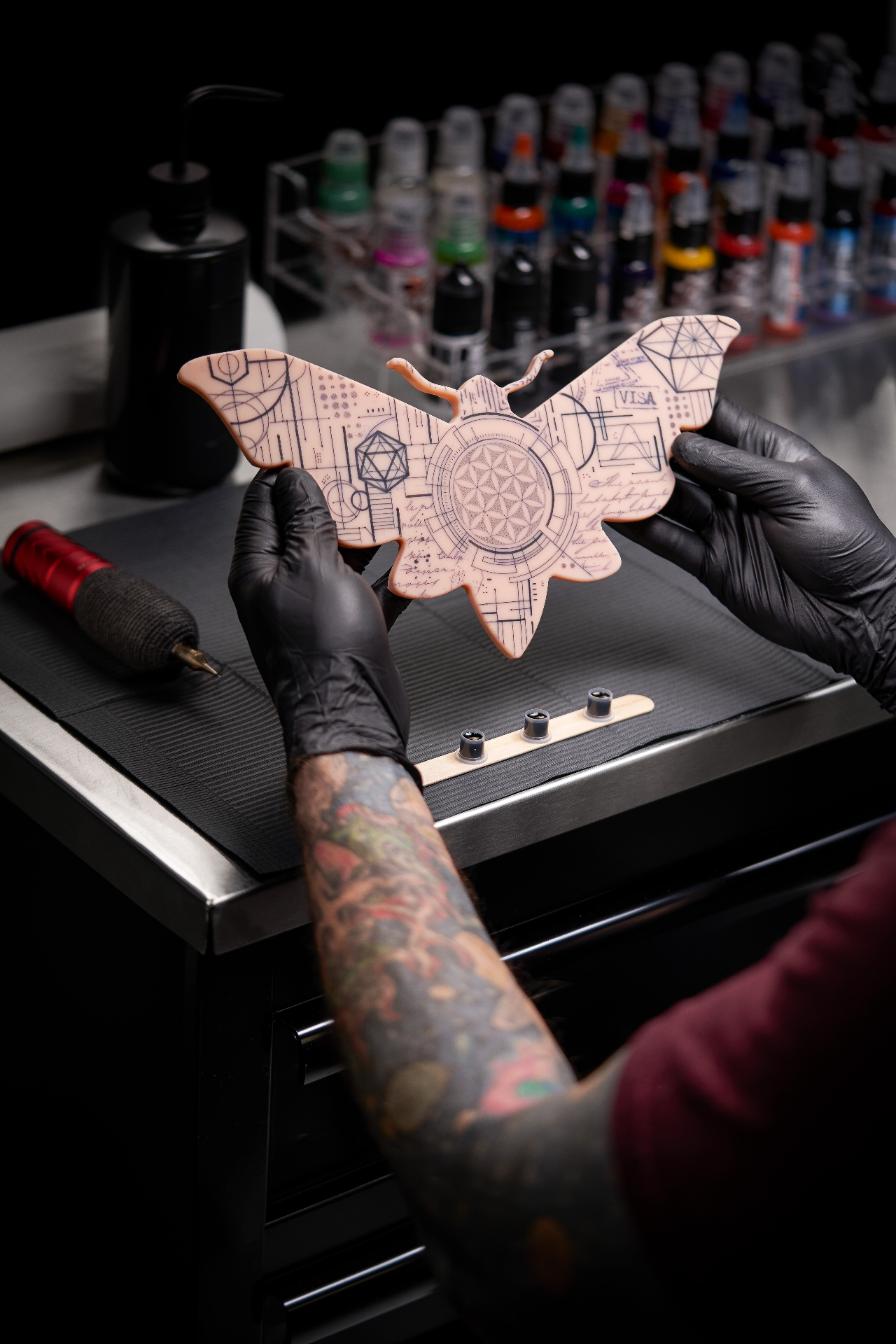 Micro — Tattooed Moth