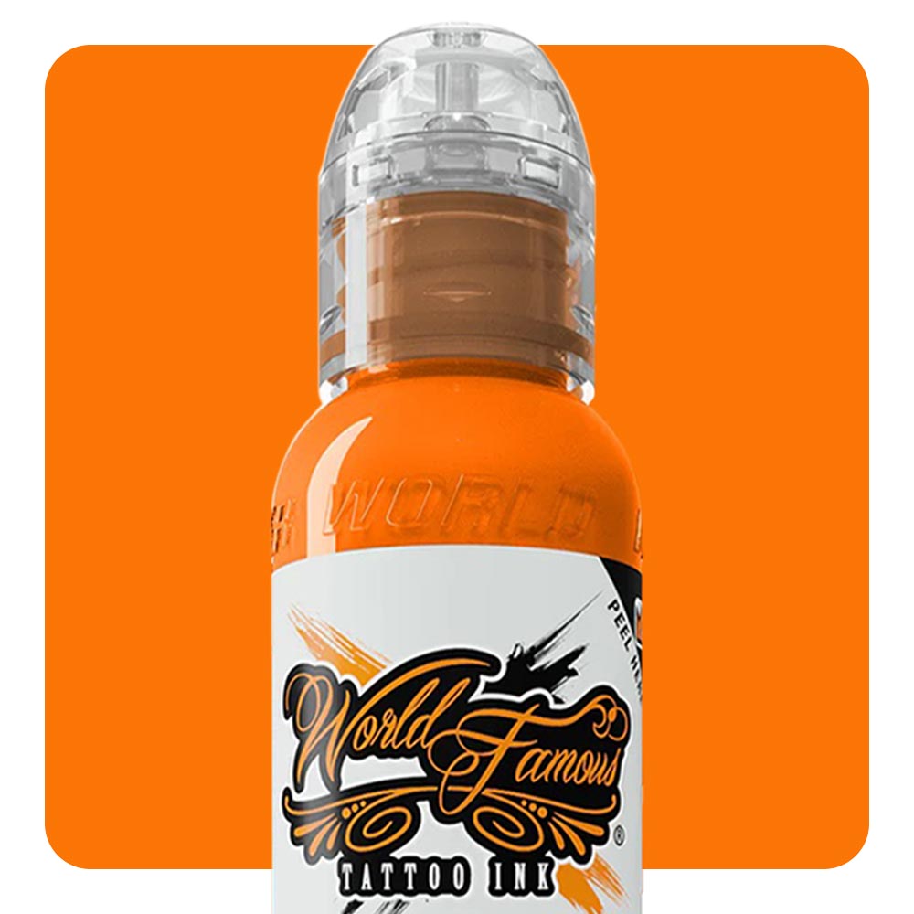 Acropolis Orange — World Famous Tattoo Ink — Pick Size