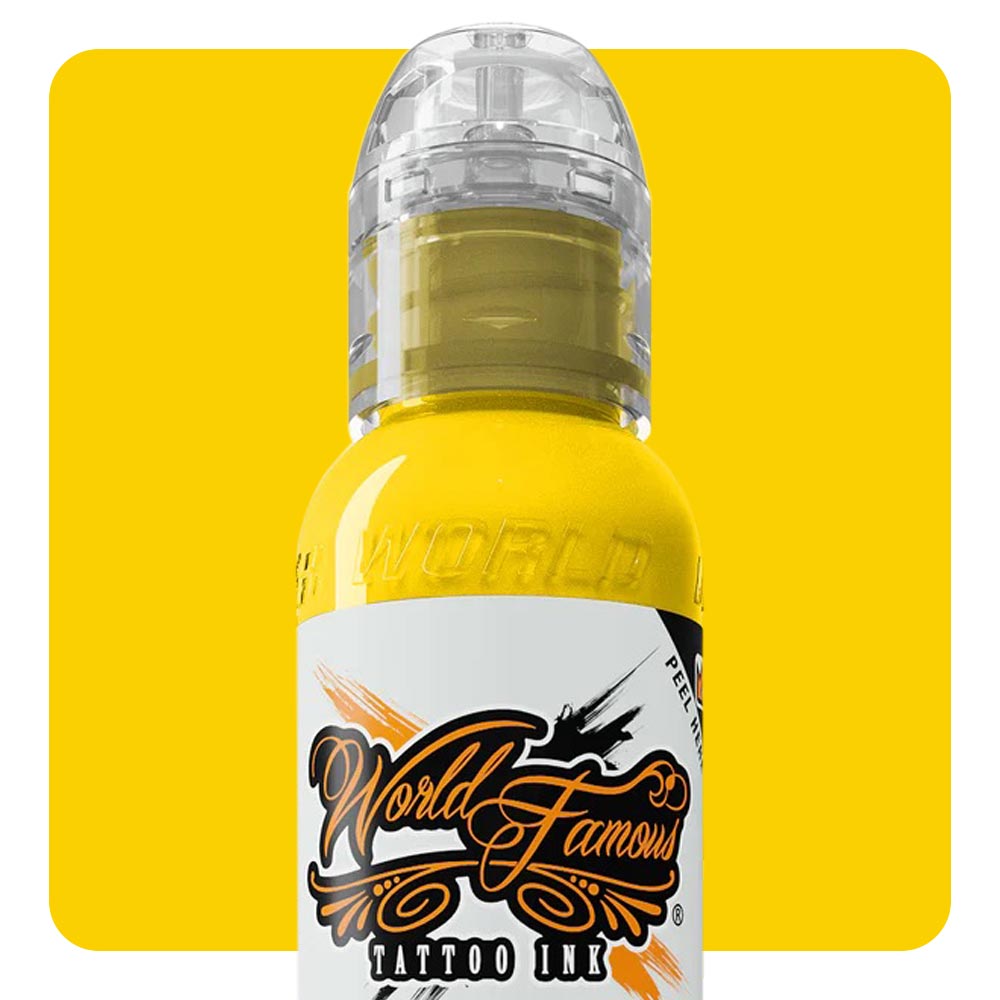 Neon Yellow — World Famous Tattoo Ink — Pick Size