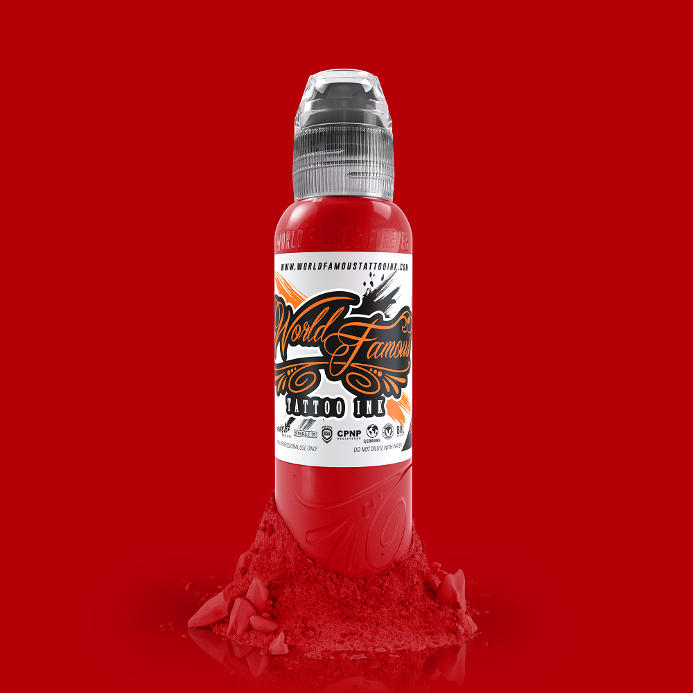 12 Color Primary Set #1 — World Famous Tattoo Ink — 1oz