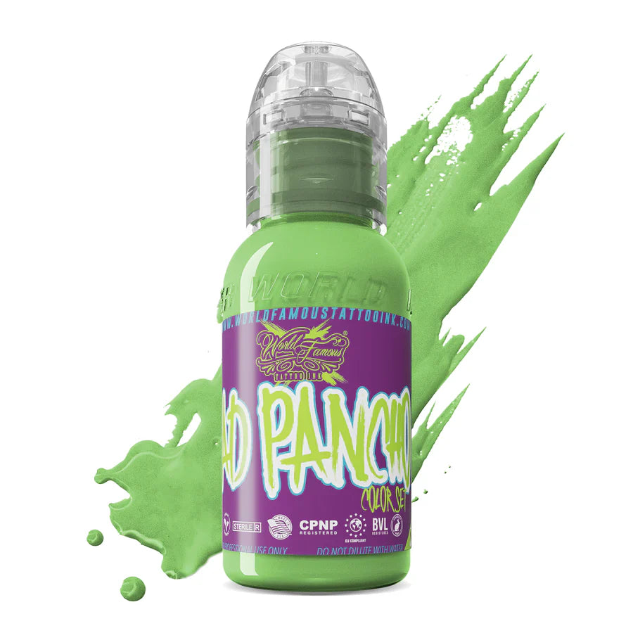 Pancho Light Green — World Famous Tattoo Ink — Pick Size