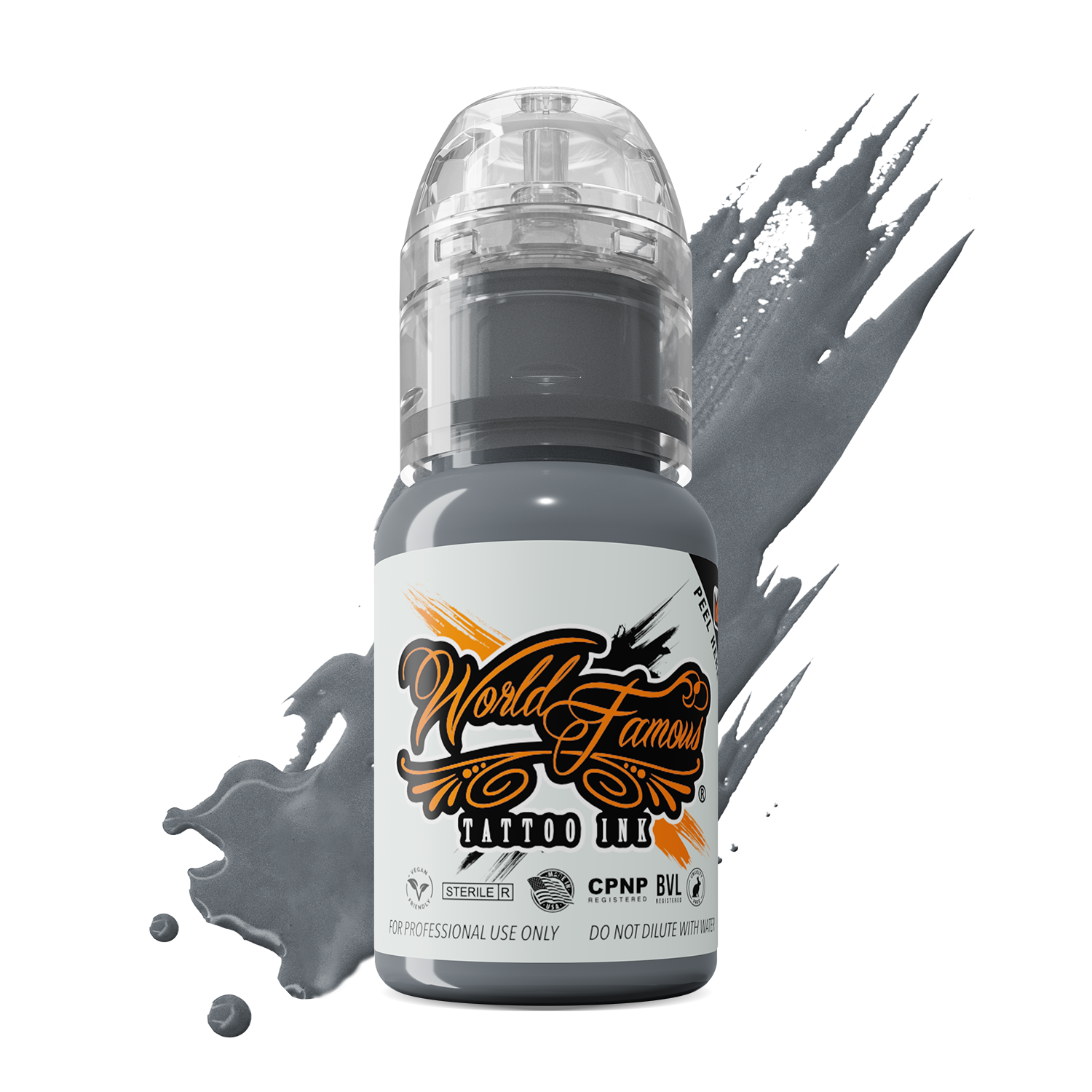 Battleship Grey — World Famous Tattoo Ink — Pick Size