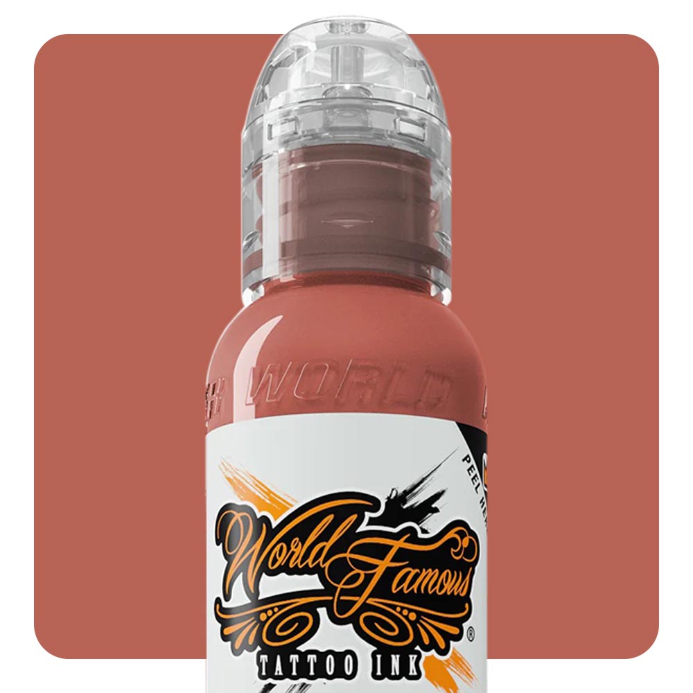 Pink Ribbon Warm Peach — World Famous Tattoo Ink — Pick Size