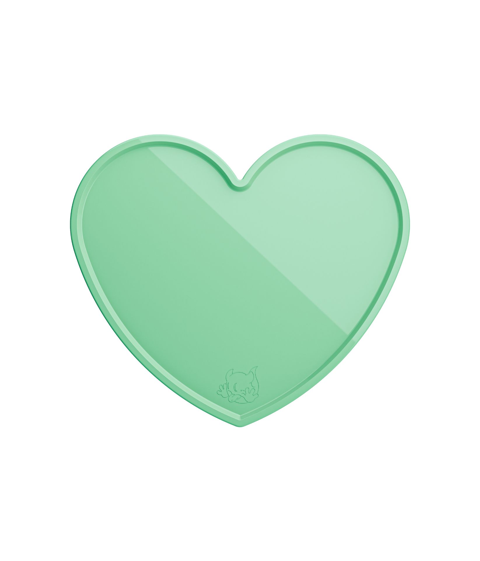 Heart Tray — Pastel Green