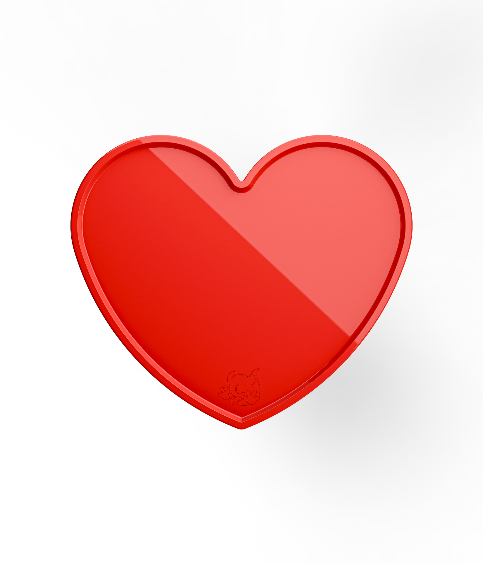 Heart Tray — Ritual Red